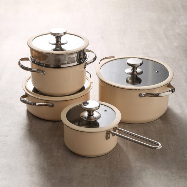 Elegant Stainless Steel Cookware Set