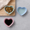 Heart Shape Wheat Straw Bowls