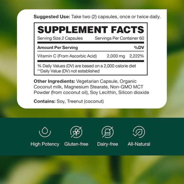 Vegan Liposomal Vitamin C Capsules