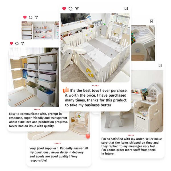 MIGO BEAR Kids Toy Bookshelf