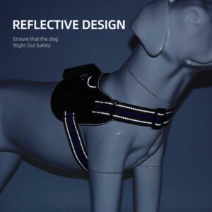 H8769c8a961794cc3be2f03debace2f0fB.jpg_720x720q50_800x800.jpg Reflective Adjustable Dog Vest Harness