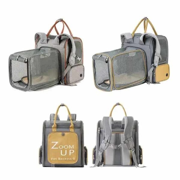 Outdoor Travel Expandable Pet Carrier Backpack