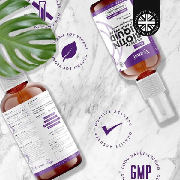 Organic Vegan Biotin Drops for Hair