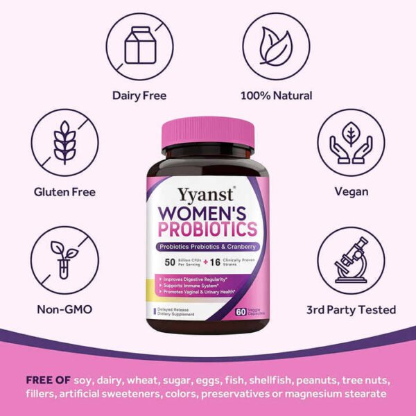 Women's Probiotics Cranberry Capsules